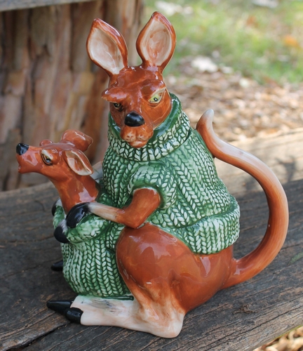 Kangaroo Wearing Jumper Teapot