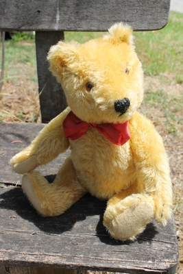 Steiff Original Teddy - blonde. 28cm. Vintage. - Steiff Original Teddy - blonde. 28cm. Vintage.