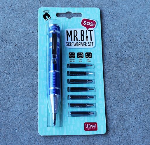 Screwdriver Set - morpeth gift gallery hunter valley legami screw driver set phillips flat torx eight bits tool sos i will survive mens gift