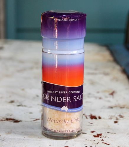 Salt Flakes - Murray River 50g - morpeth gift gallery gourmet food hunter valley murray river salt flakes pink grinder refillable australian made