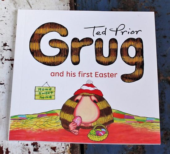 Book - Grug and His First Easter - morpeth gift gallery hunter valley grug and his first easter book children's story ted prior 40th birthday anniversary 2019 australian character