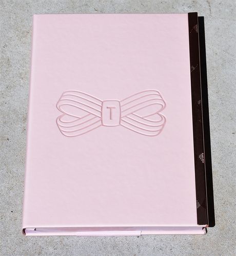 morpeth gift gallery hunter valley ted baker A5 note book pink rose gold fashion stationery accessory