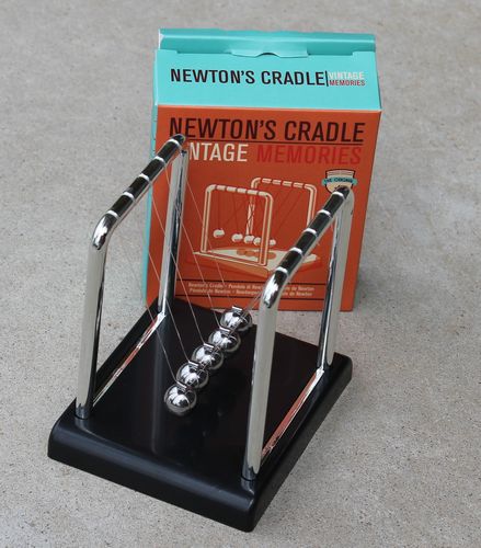 Mini Newton's Cradle - morpeth gift gallery hunter valley newton's cradle desk toy ornament game time waster