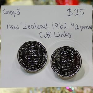 New Zealand Penny Cuff Links