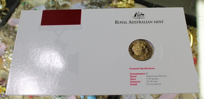 Victoria Cross One Dollar Coin - morpeth antique centre hunter valley shop 3 mandscoinsandbanknotes one dollar proof coin for valour wwi wwii uncirculated royal australian mint