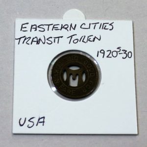 Eastern Cities Transit One Fare Token