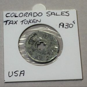 Colorado Sales Tax Token – 2