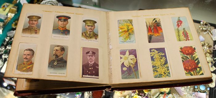 Will's Collector Card Album - morpeth antique centre hunter valley vintage will's cigarette collector card album military signals birds australian native flowers 144 complete