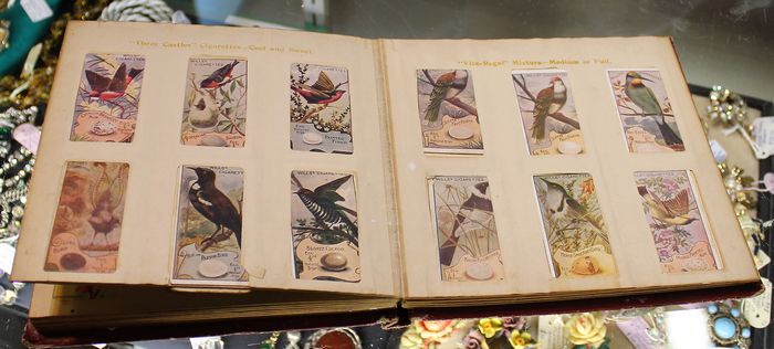 Will's Collector Card Album - morpeth antique centre hunter valley vintage will's cigarette collector card album military signals birds australian native flowers 144 complete