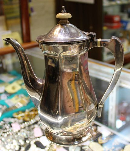 Art Deco Silver Tea or Coffee Pot 