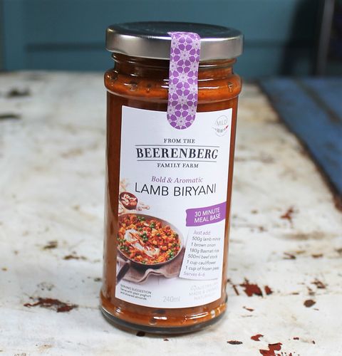 Beerenberg - Lamb Biryani 30 Minute Meal Base - morpeth gift gallery hunter valley gourmet foods beerenberg australian made family owned business sauce lamb biryani meal base dressing marinade jam conserve chutney relish curd marmalade honey simmer one pot cook