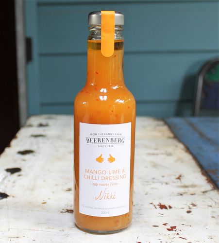 Beerenberg - Mango, Chilli, Lime Dressing - morpeth gift gallery hunter valley gourmet foods beerenberg australian made family owned mango lime chilli business sauce dressing marinade jam conserve chutney relish curd marmalade honey simmer one pot cook