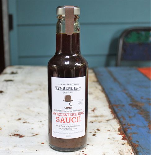 Beerenberg - Worcestershire Sauce - morpeth gift gallery hunter valley gourmet foods beerenberg worcestershire australian made family owned business sauce dressing marinade jam conserve chutney relish curd marmalade honey simmer one pot cook