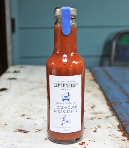 Beerenberg - Roadhouse Steak Sauce - morpeth gift gallery hunter valley gourmet foods beerenberg australian made family owned business roadhouse steak sauce dressing marinade jam conserve chutney relish curd marmalade honey simmer one pot cook