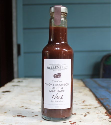 Beerenberg - Smoky Bourbon Sauce & Marinade - morpeth gift gallery gourmet foods hunter valley beerenberg smoky bourbon marinade savoury cheeseboard antipasto condiment bbq sauce chutney relish marmalade jam curd dressing