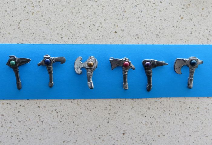 German Badge Set - Axes - morpeth anrtique centre hunter valley german world war two II WHW winterhilfswerk charity campaign relief tinnie badge third reich