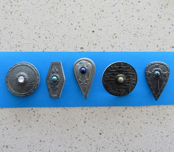German Badge Set - Shields - morpeth anrtique centre hunter valley german world war two II WHW winterhilfswerk charity campaign relief tinnie badge third reich