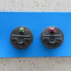 German Badge Duo – October Zodiac