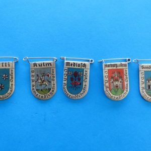 German Badge Set – City Coat of Arms