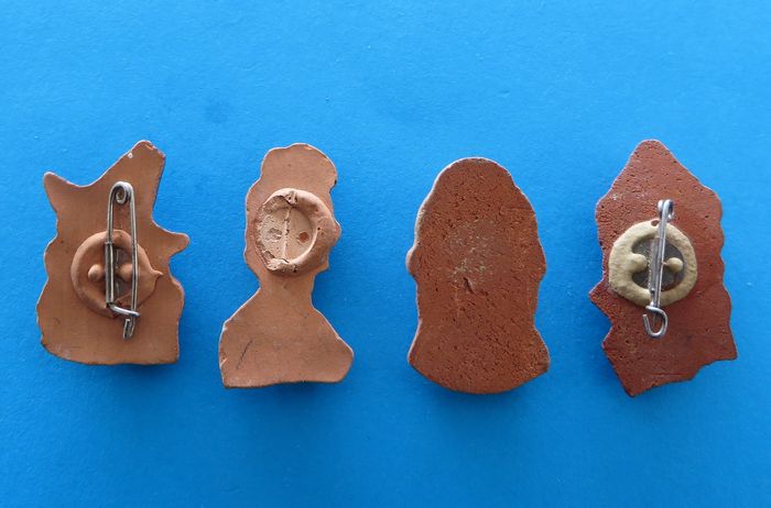 German Badge Set - Lords & Ladies - personalities pottery hand painted town folk morpeth antique centre hunter valley third reich germany whwwinter charity relief winterhilfswerk donation badge tinnie steeet parking signs metal