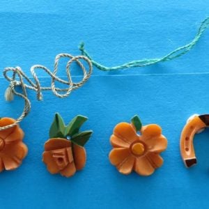 German Set of Tokens – Flowers