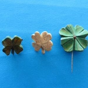 German Badge Trio – Good Luck Clovers