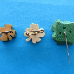German Badge Trio – Good Luck Clovers