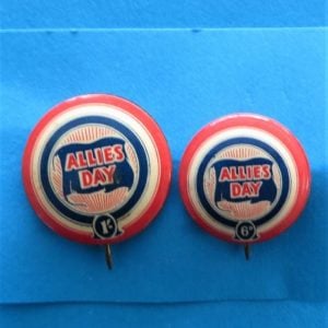 Australian WWII Allies Day Badge Duo