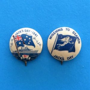 WWII Jack’s Day Badge Duo