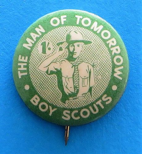 Australian Boy Scouts Badge - morpeth antique centre hunter valley australian ANZAC badge tinnie pin world war one two ACF legacy SA salvation army allies appeal day russia china poppy tin hat day red cross