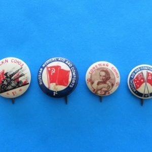Australian Aid for Russia Badges