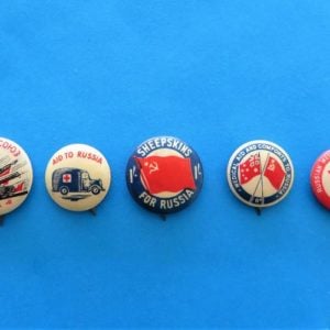 Australian Aid for Russia Badges