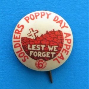 Australian Poppy Day Badge