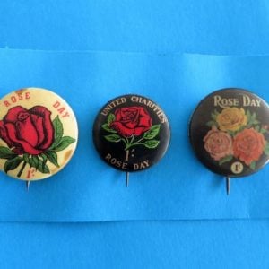 Rose Day Badge Trio