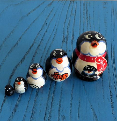 morpeth gift gallery hunter valley matryoshka dolls babushka nesting russian made set five ten hand penguin painted mother's day