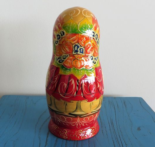 Matryoshka Doll - Red Riding Hood - morpeth gift gallery hunter valley matroyshka dolls babushka nesting russian made set five ten hand painted mother's day