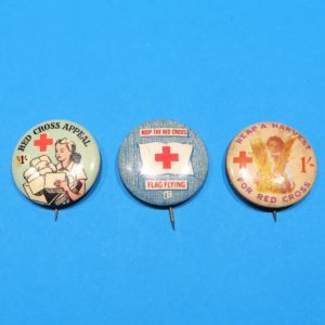 Australian Red Cross Badge Trio