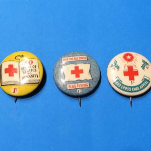Australian Red Cross Badge Trio