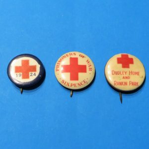 Australian Red Cross Badge Trio – Newcastle
