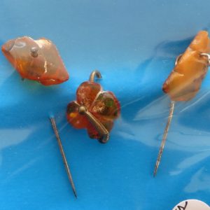 Amber Pin Trio