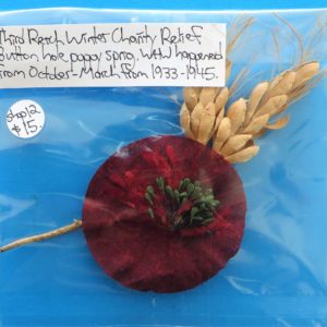 German Charity Poppy Sprig