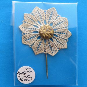 Lace Flower Pin