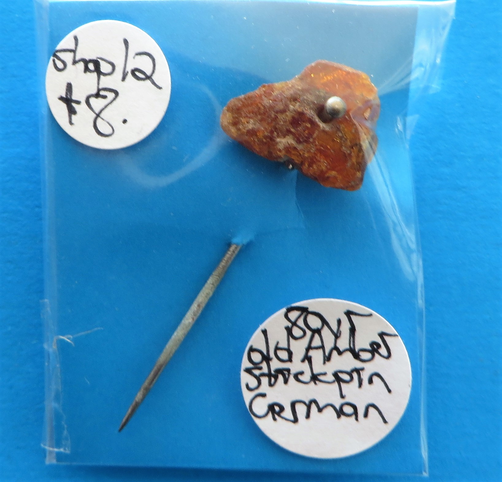 Amber Pin - morpeth antique centre hunter valley third reich german world war two winter charity relief badge pin baltic amber hand made lace pin flower WHW