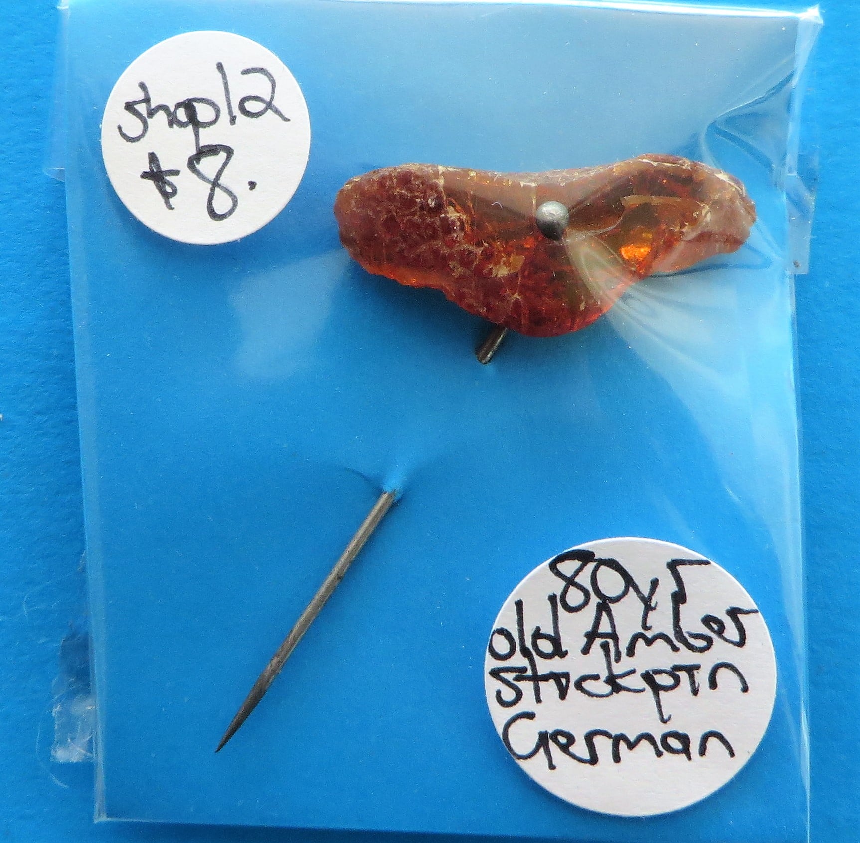 Amber Pin - morpeth antique centre hunter valley third reich german world war two winter charity relief badge pin baltic amber hand made lace pin flower WHW