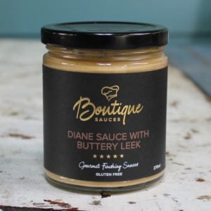 Diane Sauce with Buttery leek