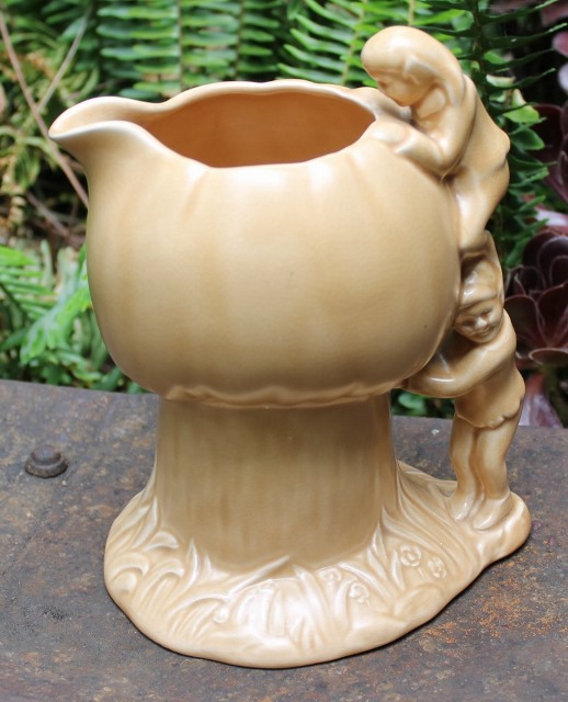 Sylvac 'Elves & Fairies' Jug - morpeth antique centre hunter valley sylvac ceramic pottery jug elves faries pixies