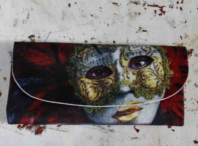 Glasses Case - Masquerade - morpeth gift gallery hunter valley glasses case masquerade mask ball venice venitian gordon hanley drawing metal point