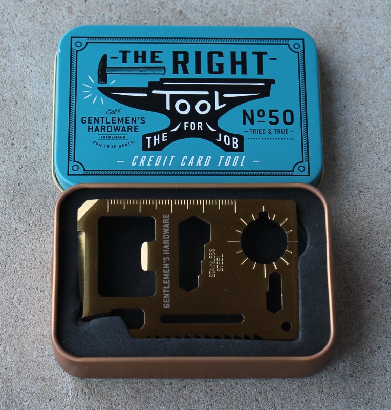Credit Card Tool Number 50 - morpeth gift gallery hunter valley gentlemen's hardware the right tool for the job number 50