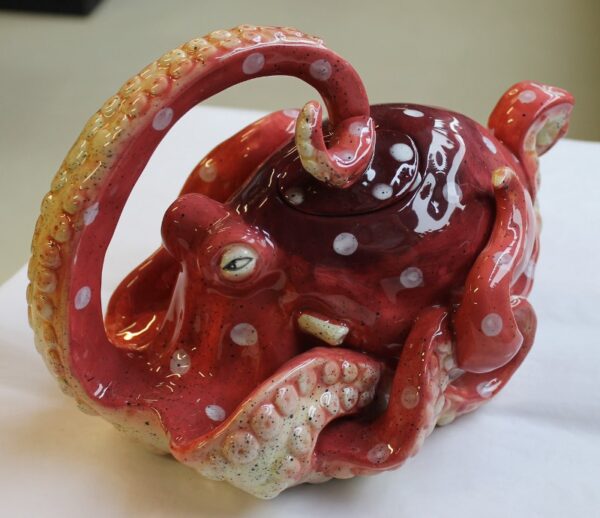 morpeth gift gallery hunter valley novelty six cup teapoty octopus functional