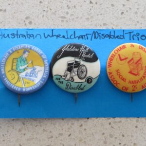 Australian Wheelchair Badge Trio